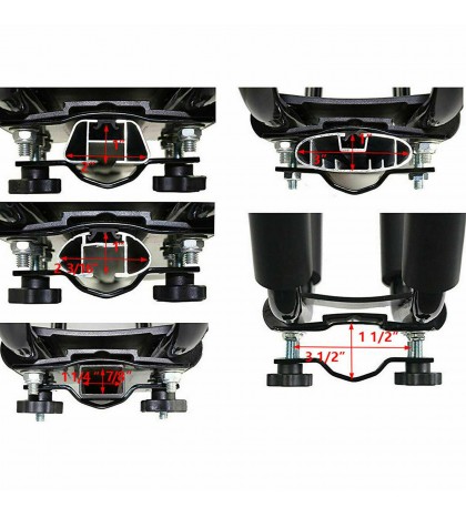 6 pairs Kayak Roof Rack Canoe Boat Car SUV Truck Top Mount Carrier J Cross bar