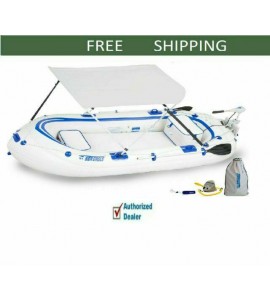 Sea Eagle SE9 Watersnake Motor Canopy Package Inflatable Runabout Boat Tender Sea Eagle SE9 Watersnake Motor Canopy Package Inflatable Runabout Boat Tender