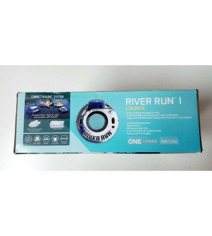 Lot of 5 - Intex River Run I 1 Person Inflatable Lounge Water Tube Float 58825DS