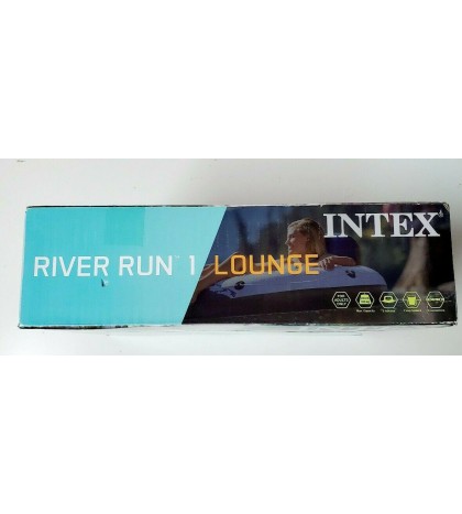 Lot of 5 - Intex River Run I 1 Person Inflatable Lounge Water Tube Float 58825DS