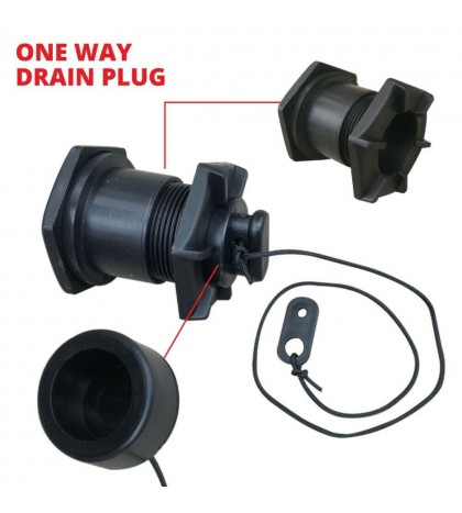 ALEKO Inflatable Raft Pontoon Boat With Aluminum Floor 8ft 4Inch Red/Black