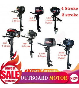 HANGKAI 3.5/4/6/6.5/7HP Outboard Motor Boat Engine 2/4 Stroke Water /Air Cooling