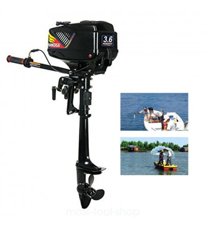 2/4Stroke 3.5-7HP Outboard Inflatable Motor Fishing Boat Engine Air/WaterCooling