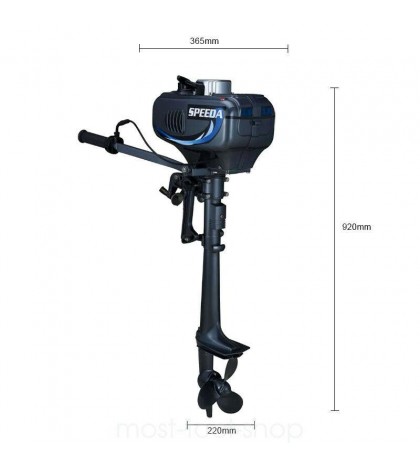 2/4Stroke 3.5-7HP Outboard Inflatable Motor Fishing Boat Engine Air/WaterCooling