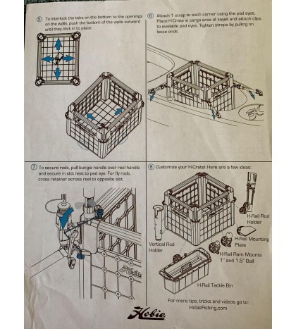 NEW, HOBIE H-Crate (altered W/ Hole On Side For Wires, Ex: Battery)
