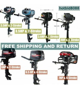 2 /4 Stroke 3.5/3.6/4/6.5/7 HP Outboard Motor Boat Engine Air/water Cooling CDI