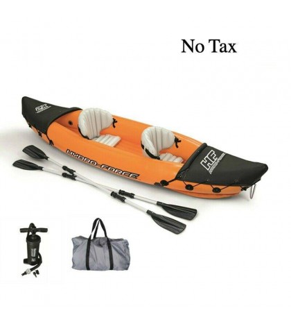 New 2 person Sporting Fishing Rowing Kayak Boat Inflatable Portable Sea River