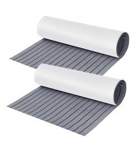 2x EVA Boat Decking Sheet Self-Adhesive Sea Deck Marine Yacht RV Flooring Pad