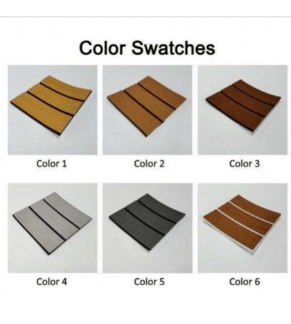 2x EVA Boat Decking Sheet Self-Adhesive Sea Deck Marine Yacht RV Flooring Pad