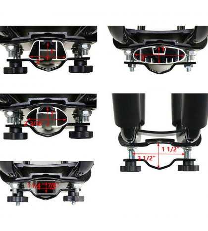 2 Pairs J Bar Kayak Canoe Top Mount Roof Rack Carrier +Straps For Subaru BRZ