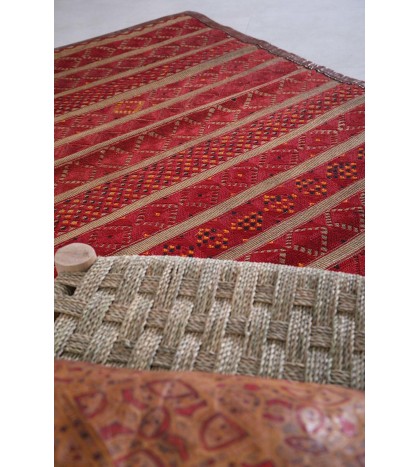 Morrocan Hassira mat 5.9 FT X 9.6 FT