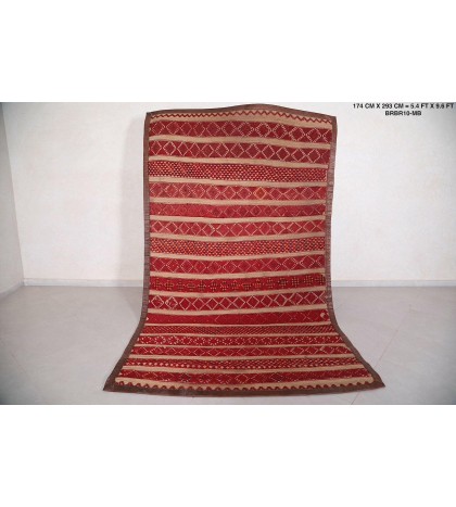 Morrocan Hassira mat 5.9 FT X 9.6 FT