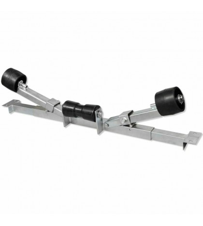 Heavy Duty Boat Trailer Bottom Adjustable Support Bracket with Keel Rollers
