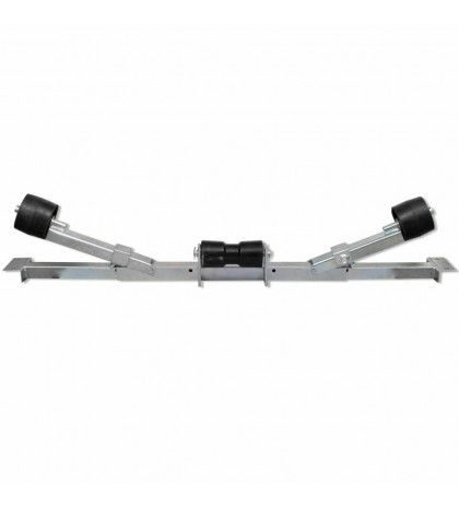 Heavy Duty Boat Trailer Bottom Adjustable Support Bracket with Keel Rollers