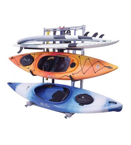 Malone FS Rack 2 Kayak, 2 SUP, 6 Ski Storage Rack