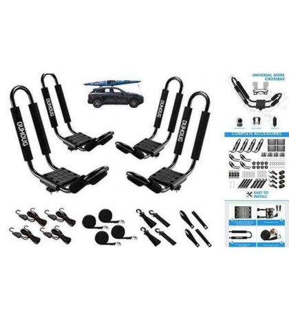 J-bar Kayak roof Rack,Universal Rack Carrier for Kayaks Boat Surf Ski Canoe, SUP