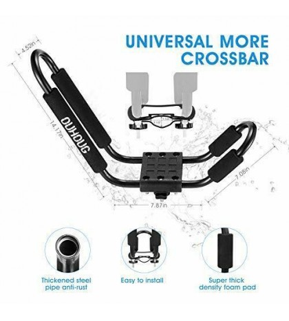 J-bar Kayak roof Rack,Universal Rack Carrier for Kayaks Boat Surf Ski Canoe, SUP