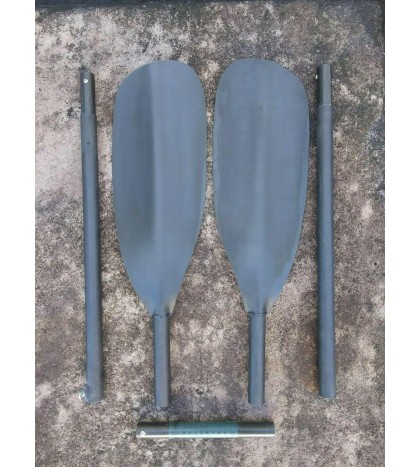 Kayak Paddle, Carbon Fiber, Packraft ONNO lightest, multi-piece. Custom built.
