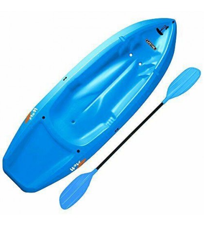 Kids Youth 6 ft Kayak with Paddle Single Outdoor Water Sports Canoe Boat Blue