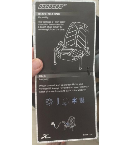 NEW, Never Used, HOBIE Vantage ST Seat
