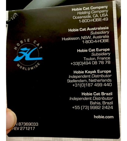 NEW, Never Used, HOBIE Vantage ST Seat