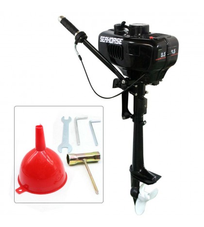 3.5/4/6/6.5/7HP 2/4-Stroke Outboard Motor Boat Engine w/Water/Air Cooling System