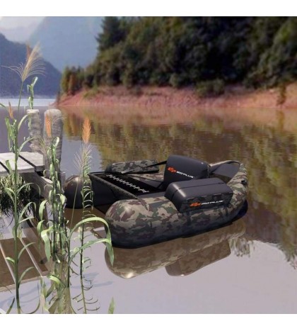 Inflatable Fishing Float with Adjustable Straps & Storage Pockets