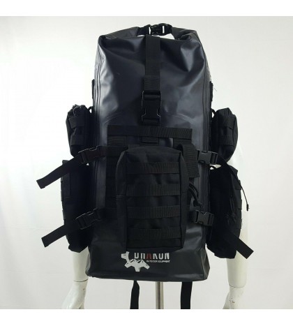 Drakon Outdoors 40L Waterproof Dry Bag Survival Backpack Roll Top Go Perfect For