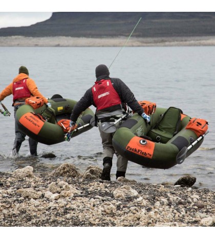 Sea Eagle PackFish7 Frameless Inflatable Angler Kayak Fishing Boat (2 Pack)