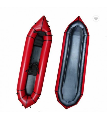 Inflatable Lightweight TPU 2 Person River Micro PackRaft Kayak Canoe NEW