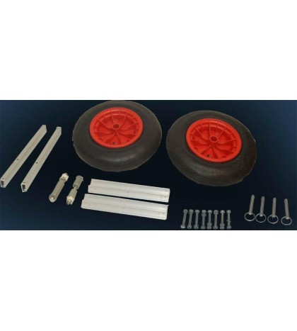 For Inflatable Aluminum Fiberglass Boats Transom Launching Wheels Set