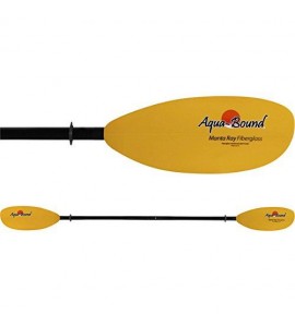 Aqua-Bound Manta Ray Fiberglass 2-Piece Snap-Button Kayak Paddle