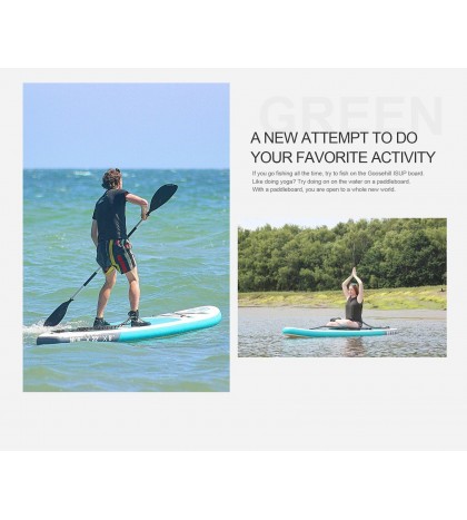 Rainbow R Inflatable SUP Board Stand Up Paddle Board 10' Long 32