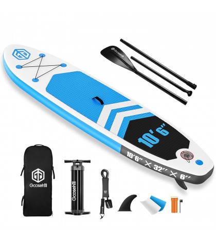 Rainbow R Inflatable SUP Board Stand Up Paddle Board 10' Long 32