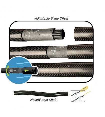 Werner Camano Fiberglass Bent Shaft Kayak Paddle