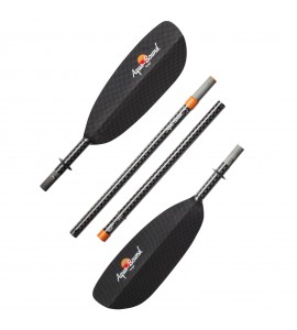 Aqua Bound Tango Carbon Straight Shaft 4-Piece Kayak Paddle Aqua Bound Tango Carbon Straight Shaft 4-Piece Kayak Paddle