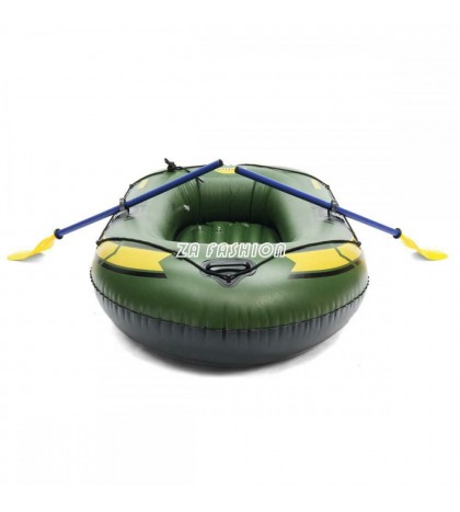 PVC Inflatable 3 Person Boat Fishing Boat Kayak Canoe Rowing Air Boat Drifting