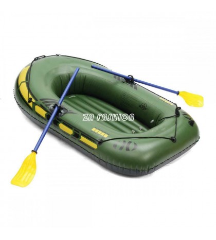 PVC Inflatable 3 Person Boat Fishing Boat Kayak Canoe Rowing Air Boat Drifting