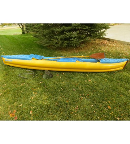 BARUM Inflatable Kayak - 12 1/2' Long - 2 Person