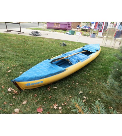 BARUM Inflatable Kayak - 12 1/2' Long - 2 Person