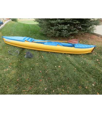 BARUM Inflatable Kayak - 12 1/2' Long - 2 Person