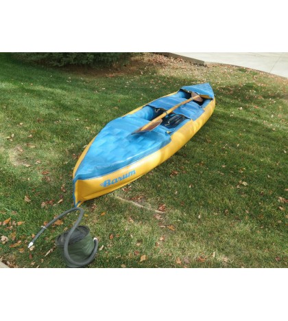 BARUM Inflatable Kayak - 12 1/2' Long - 2 Person