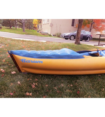 BARUM Inflatable Kayak - 12 1/2' Long - 2 Person