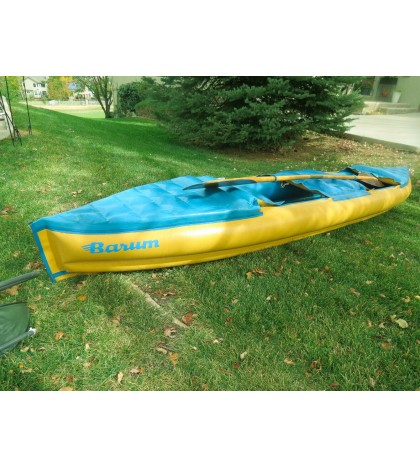 BARUM Inflatable Kayak - 12 1/2' Long - 2 Person
