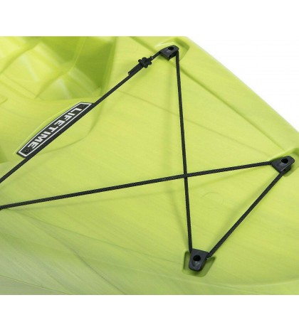 Two Pack 10' Fishing Kayaks Lifetime Tamarack Sit On Top Plastic Kayak