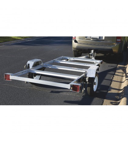 Ultra-Tow 4ft. x 8ft. Folding Aluminum Utility Trailer Kit-1170Lb. Load Capacity