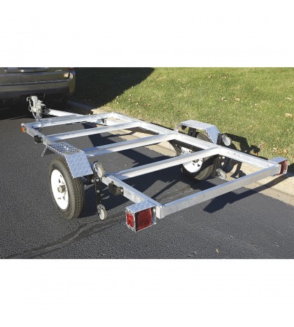 Ultra-Tow 4ft. x 8ft. Folding Aluminum Utility Trailer Kit-1170Lb. Load Capacity