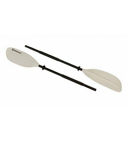 11768-2 Asymmetrical 2-Piece Heavy-Duty Kayak Paddle with Comfort Grips 7-Feet