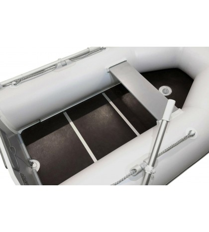 FISH 240 grey inflatable fishing boat top quality 100% built in Europe