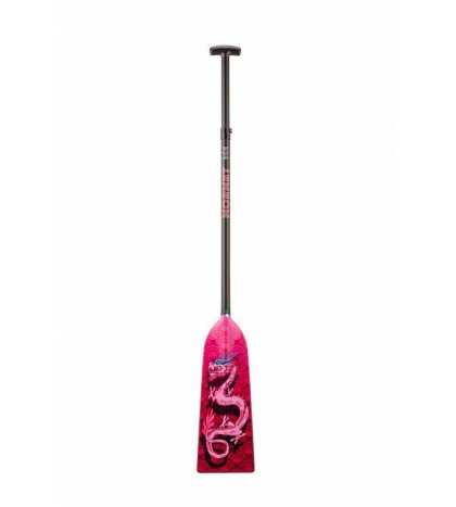 Pink Dragon Hornet STING G4 Dragon Boat Paddle IDBF Approved in Fixed or Adjusta